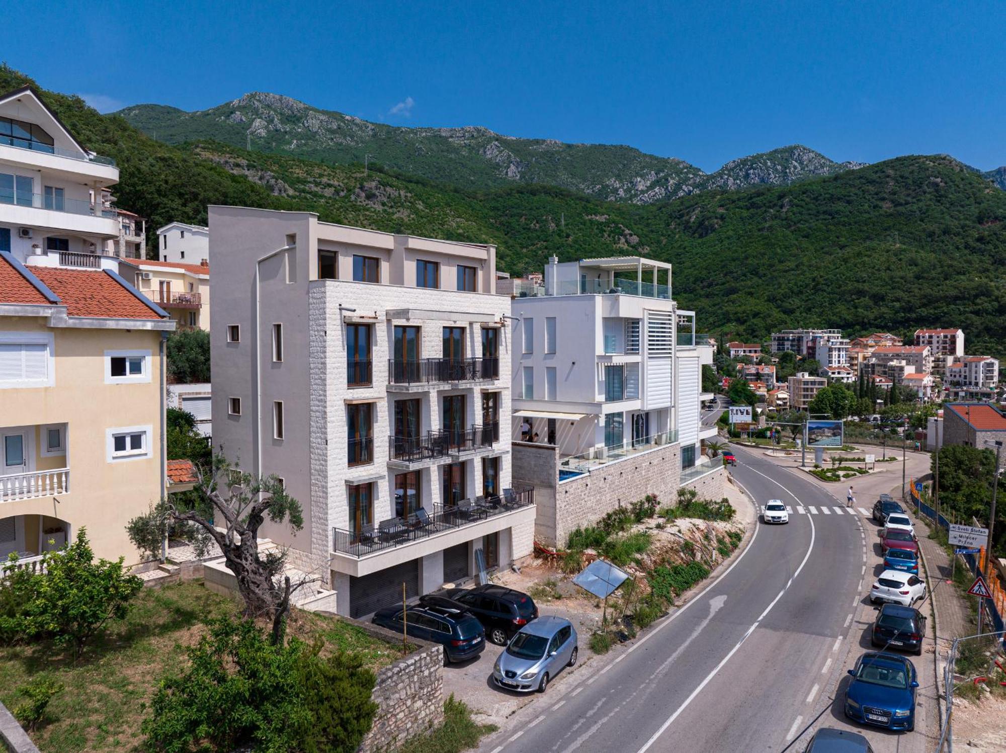 Niki Apartments Przno Sveti Stefan Ngoại thất bức ảnh