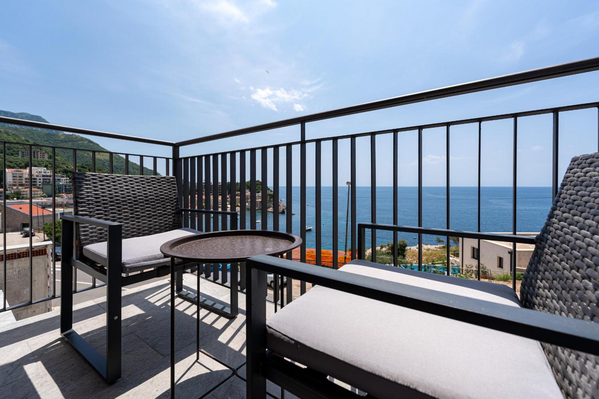 Niki Apartments Przno Sveti Stefan Ngoại thất bức ảnh